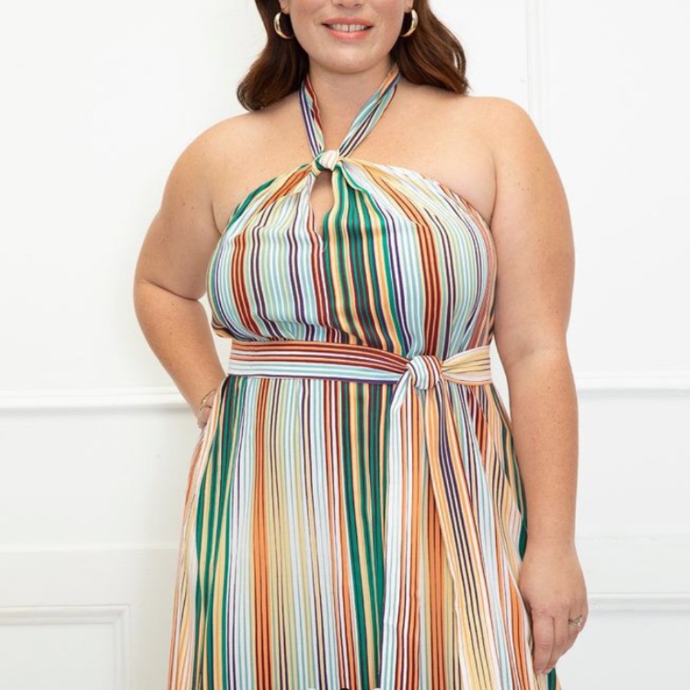 Halter neck maxi dress (Sale) - Picture 2 of 3